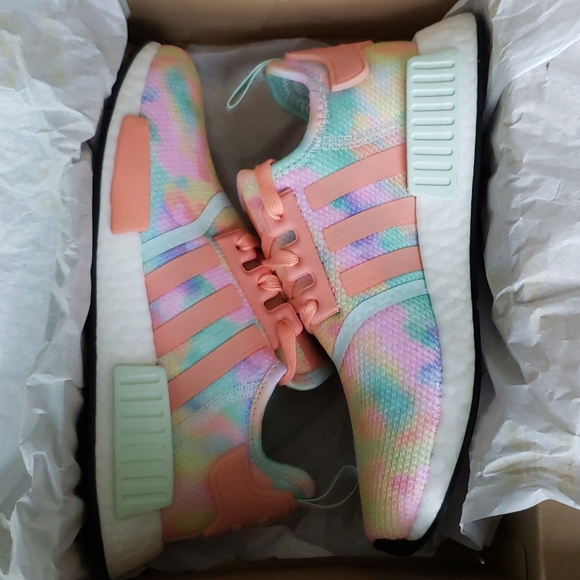 Adidas NMD R1 Tie Dye Athletic Sneakers - Size 8 - Picture 15 of 16